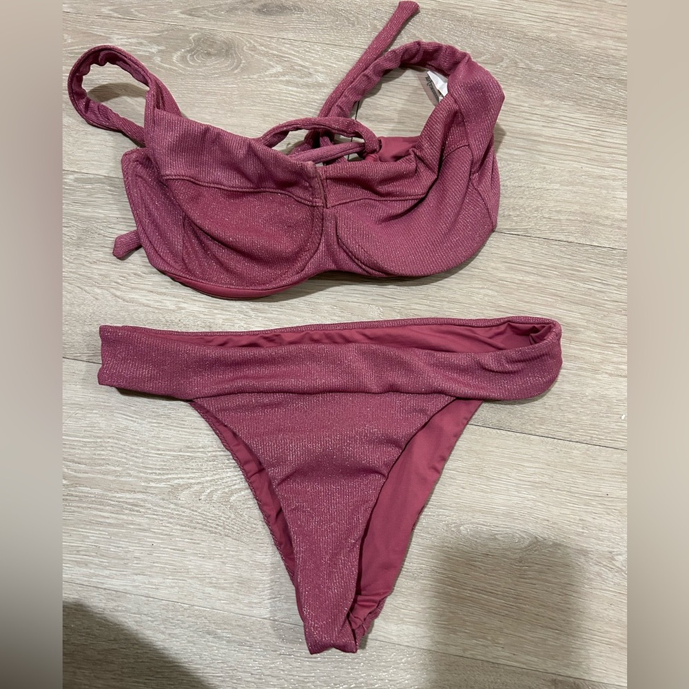 maroon bikini summerful swim set